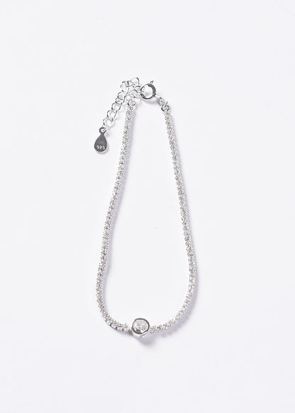 Pulsera Tennis y Punto luz Plata 925