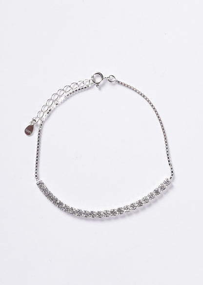 Pulsera Tennis semi sin fin Plata 925 & Zirconias