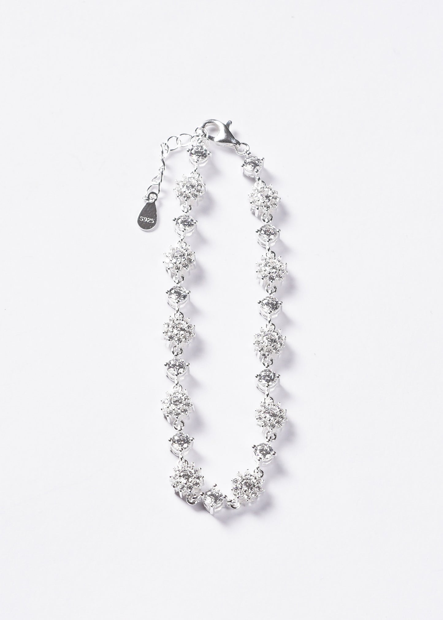 Pulsera Grand Stella zirconia blanca Plata 925