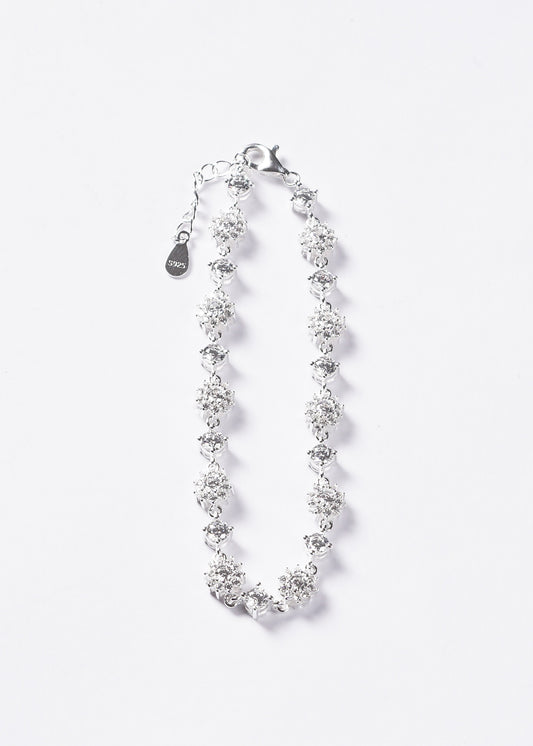 Pulsera Grand Stella zirconia blanca Plata 925