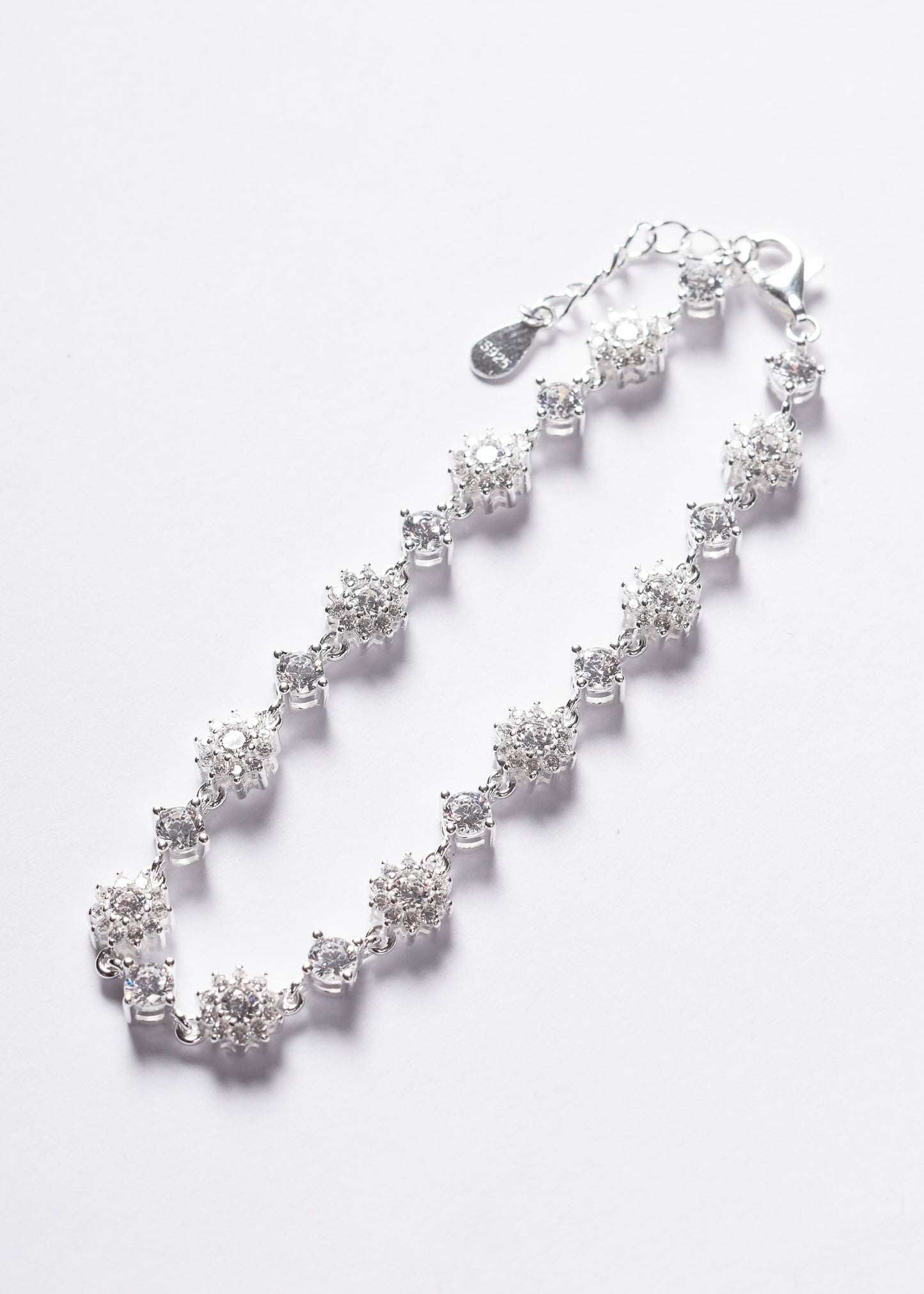 Pulsera Grand Stella zirconia blanca Plata 925