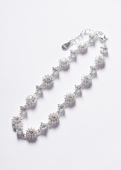Pulsera Grand Stella zirconia blanca Plata 925