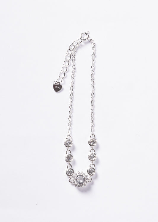 Pulsera forcé Icon Royal zirconia blanca Plata 925