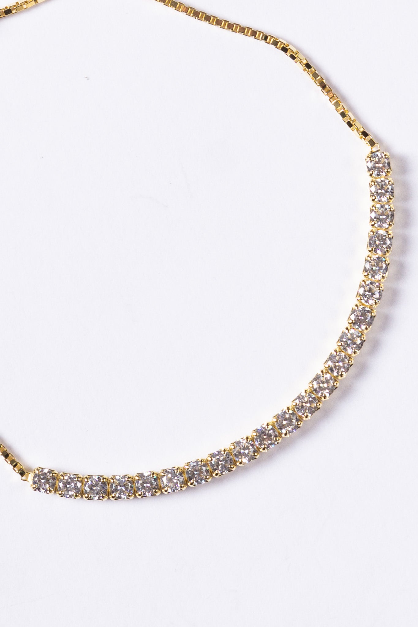 Pulsera veneciana tennis Plata 925 & Baño en oro 18k