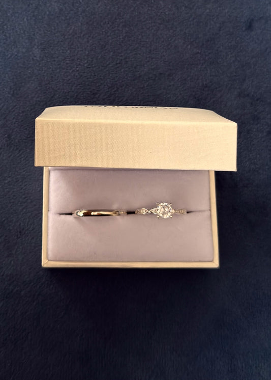 Set alianza bombé 3mm + cintillo Infinity Royale Plata 925 & Zirconias - Parejas