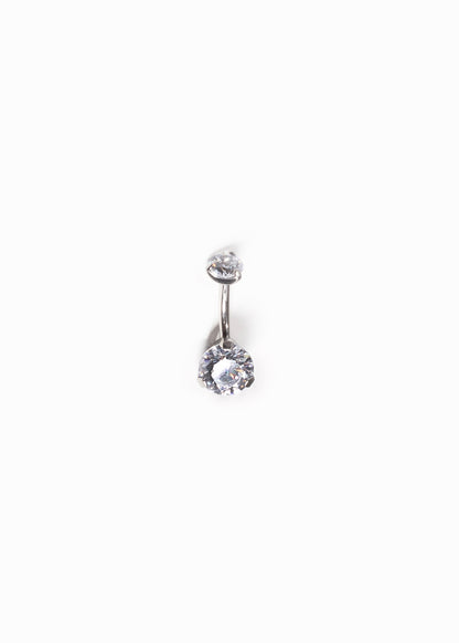 Piercing para ombligo Circle titanio & zirconia