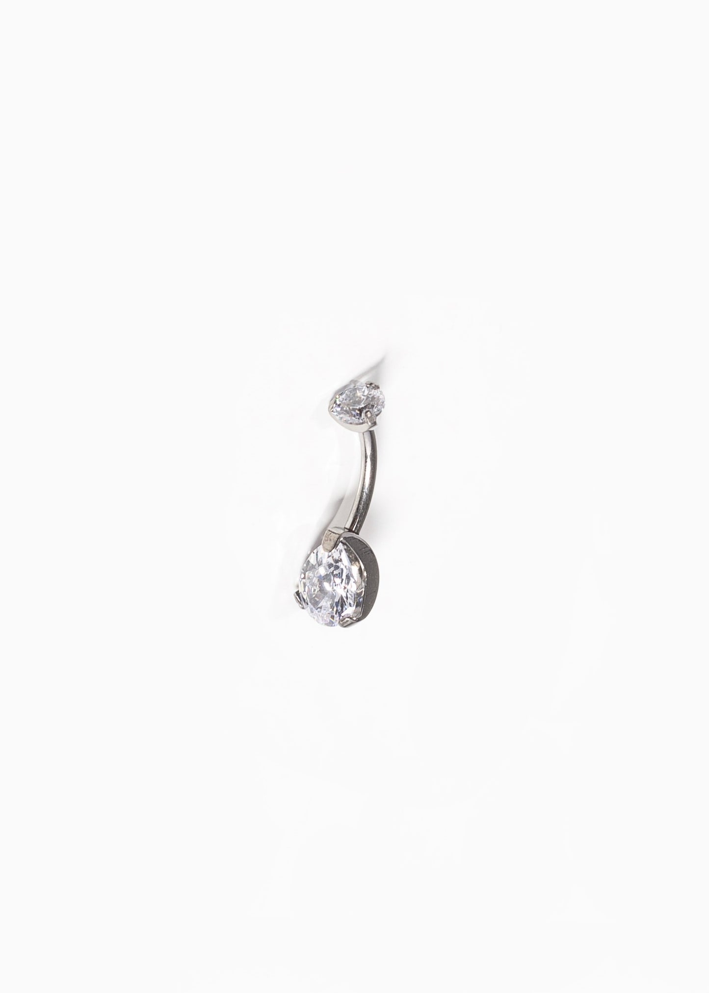 Piercing para ombligo Circle titanio & zirconia