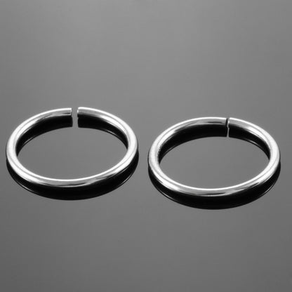 Piercing aro abierto fino Titanio G23 - 7/10/12mm