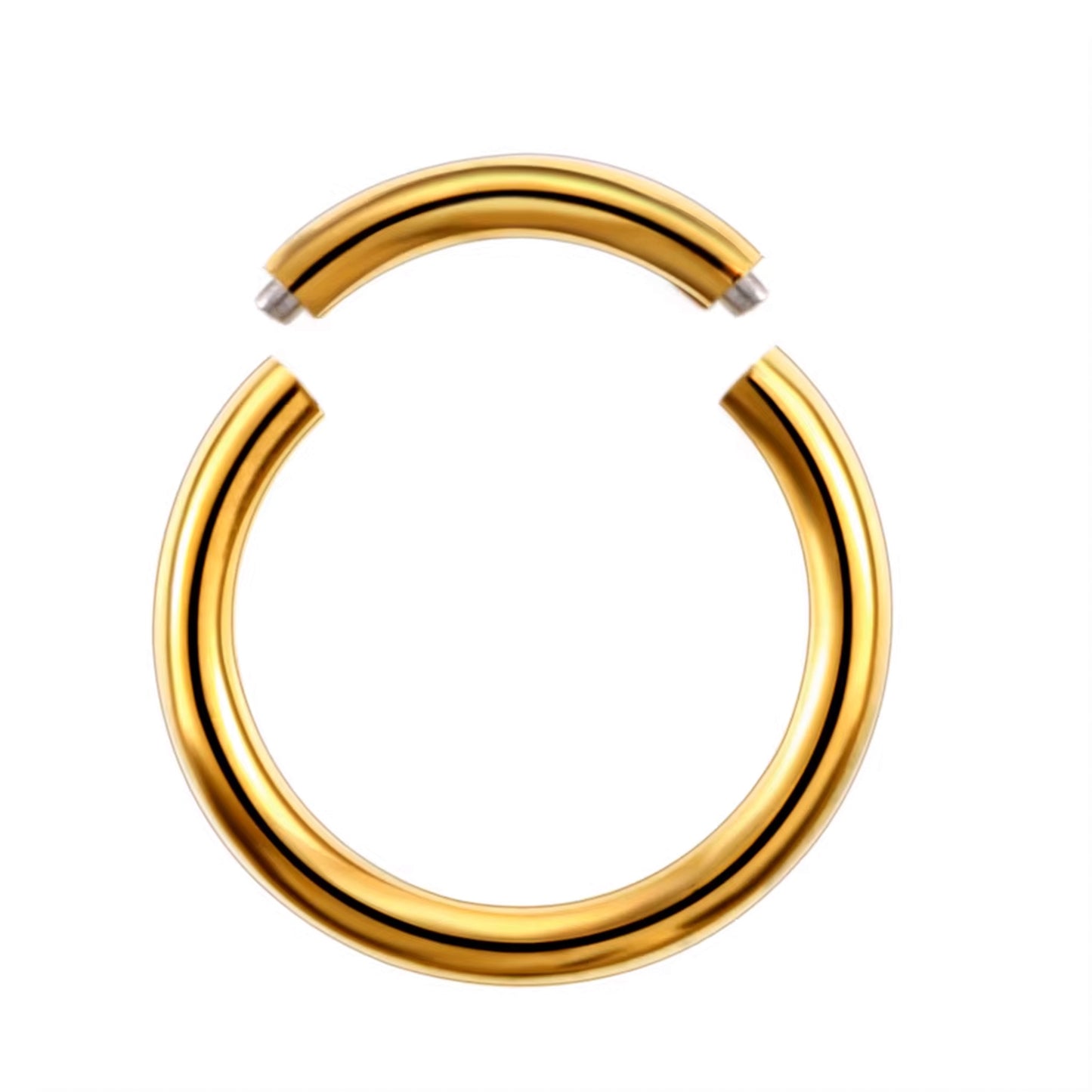 Piercing aro segmentado Titanio G23 - Plateado/Dorado/Negro