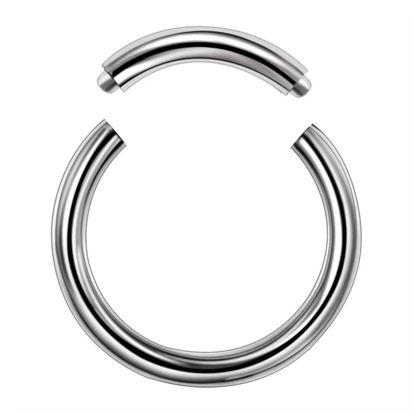 Piercing aro segmentado Titanio G23 - Plateado/Dorado/Negro