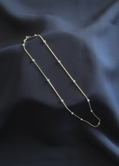 Collar gargantilla con esferas plata 925