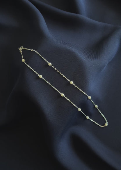 Collar gargantilla mini perlas españolas plata 925