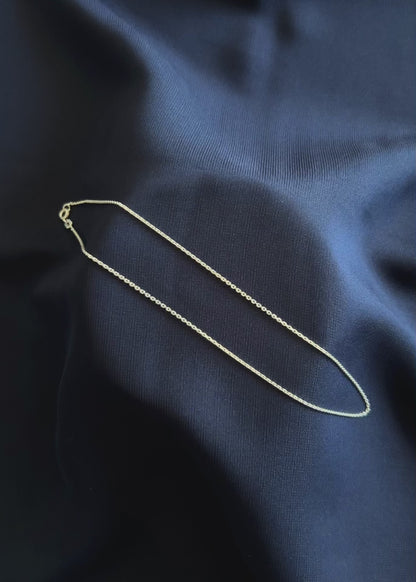 Cadena forcet martillada 60cm plata 925