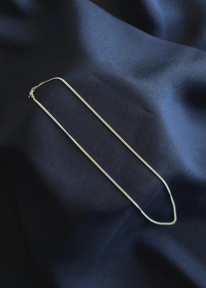 Cadena groumet fina plata 925
